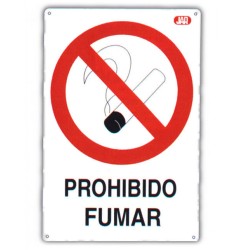 SENAL FIJA PROHIBIDO FUMAR...