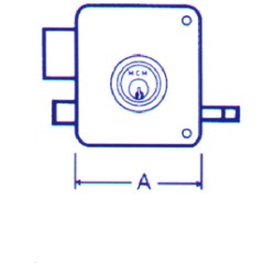 CERRADURA MCM 2525/PR-12 DCHA