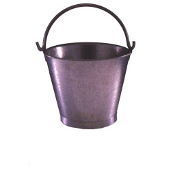 CUBO AGUA CONICO GALVANIZ. 12"