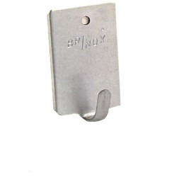 PERCHA PEQ. ADH. INOX 4UND.