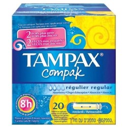 TAMPAX COMPAK REGULAR 20