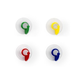 COLGADOR VENTOSA 33MM (4UND)