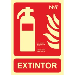 SENAL EXTINTOR PVC CLASE B...