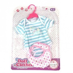 VESTIDO MUNECO BEBE 42CM...