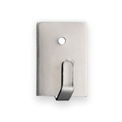 PERCHA ADHESIVA INOX BL.4...