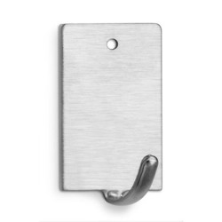 PERCHA ADHESIVA INOX BL.3...