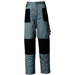 PANTALON GRIS RODILLERAS...