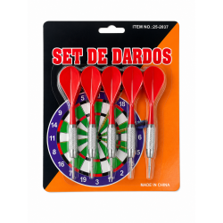 BLISTER 5 DARDOS METAL...