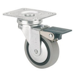 RUEDA GOMA GRIS ALEX 60MM B...