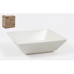 PLATO HONDO CUADRADO IVORY...