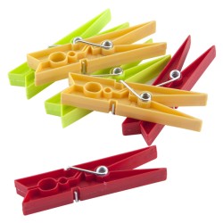 PINZA ROPA PLASTICO 24 U...