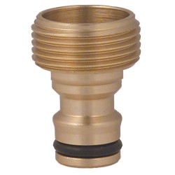 ADAPTADOR GRIFO MACHO LATON...