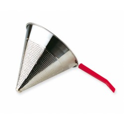 COLADOR CHINO INOX M/ROJO...