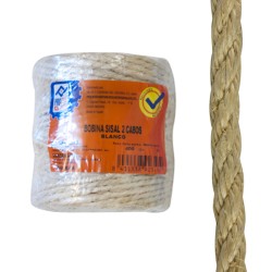 CUERDA SISAL 2 CABOS BOBINA...