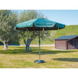 PARASOL ALUMINIO VERDE  3 MTS