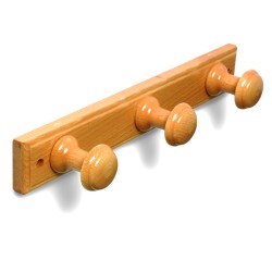 PERCHA MADERA 3 P. RED....