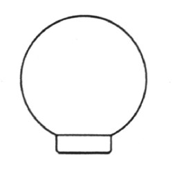 POMO ABS BLANCO REI 34MM