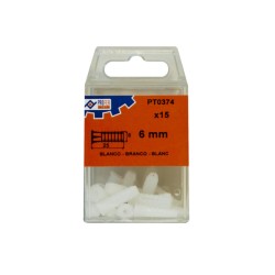 TACO PLASTICO BLANCO C/10...