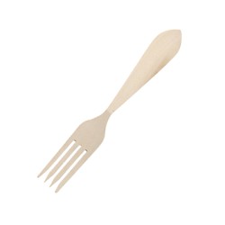 TENEDOR MADERA METALTEX 22CM