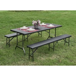SET MESA+2 BANCOS PLEGABLES...
