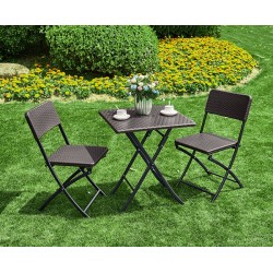SET MESA+2 SILLAS PLEGABLES...