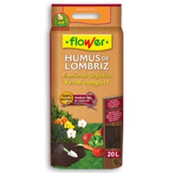 ABONO HUMUS LOMBRIZ FLOWER 20L