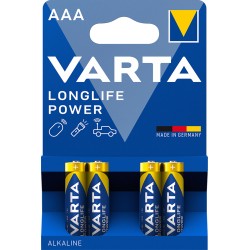 PILA ALCALINA LR03 BL4 VARTA