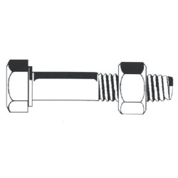 TORNILLO C/EXAG DIN931 8.8 ZN