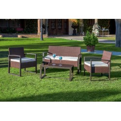 CONJUNTO ACERO RATTAN OAHU...