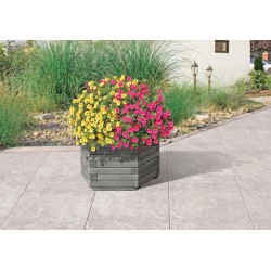 JARDINERA HEXAGONAL GRAY...