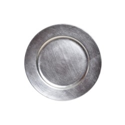BAJO PLATO PLATEADO 33X33