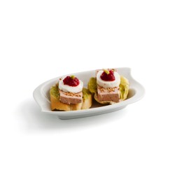 PLATO APERITIVO PORCELANA...