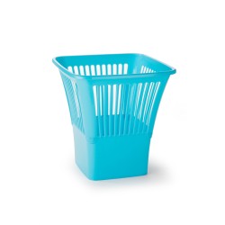 PAPELERA CUADRADA  AZUL...