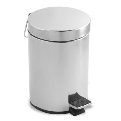 CUBO PEDAL INOX METALTEX 20L