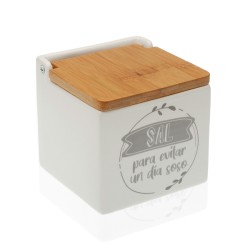 SALERO CERAMICA TAPA BAMBU...