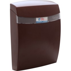 BUZON CORAL MARRON 330X235X90