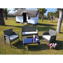 CONJUNTO RATTAN 4 PZAS...