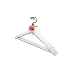PERCHA MADERA MARFIL 3UD...