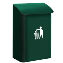 PAPELERA ACERO GARAJE VERDE...