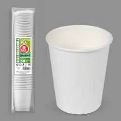 VASO DESECHABLE BCO CARTON...